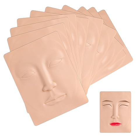 The Canvas Before the Client: Why the TA535-10 Silicone Face Practice Skin Is Every PMU Artist’s Best Friend